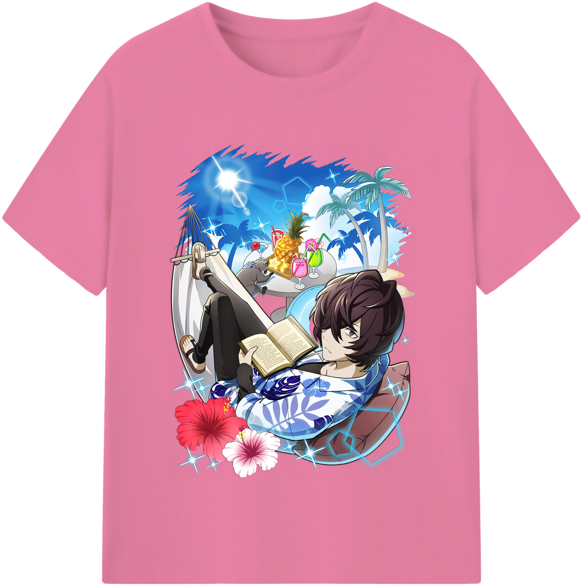 （画像用） 文豪ストレイドッグス Bungo Stray Dogs 綿100％半袖Tシャツ（フロントプリント）